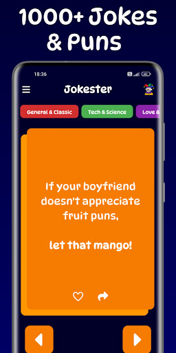 Jokester: Dad Jokes & Puns ekran görüntüsü