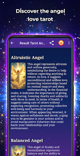 Angels Tarot - Card reading ekran görüntüsü