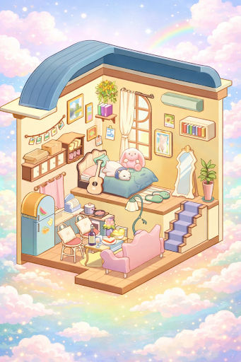 Cutie Sticker Room ekran görüntüsü