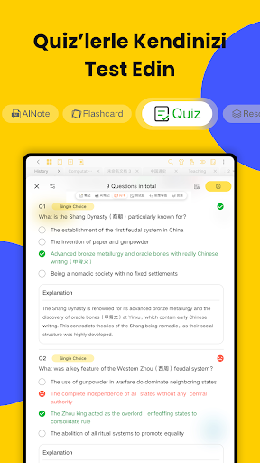 Jnotes: AI Notlar & PDF ekran görüntüsü