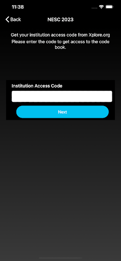NESC 2023 IEEE App ekran görüntüsü