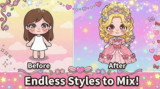 Anime Dress & Fashion Makeover ekran görüntüsü