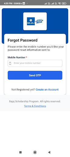 Rupa Rahul Bajaj Scholarship ekran görüntüsü