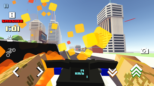 Blocky Moto Racing: motosiklet ekran görüntüsü