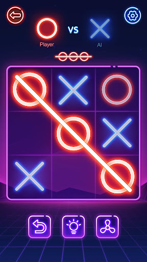 Tic Tac Toe: 2 kişilik oyunlar ekran görüntüsü