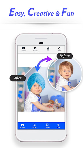 Punjabi Turban Photo Editor ekran görüntüsü
