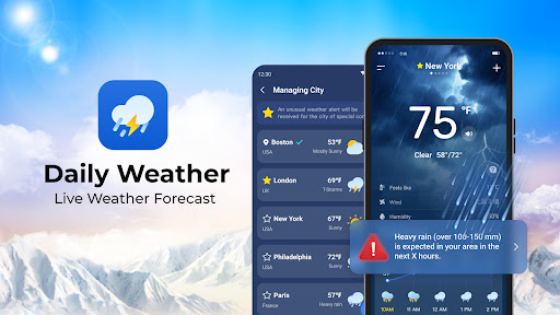 Daily Weather: Forecast&Alerts ekran görüntüsü