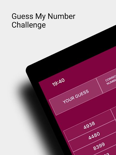 Guess My Number Challenge ekran görüntüsü