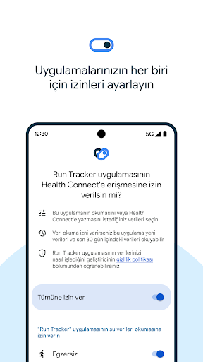 Health Connect ekran görüntüsü