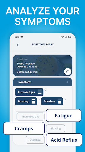 Low FODMAP Diet: IBS tracker ekran görüntüsü