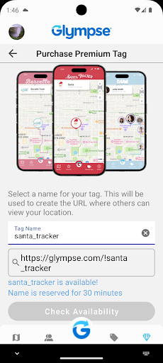 Glympse - GPS konumunu paylaş ekran görüntüsü