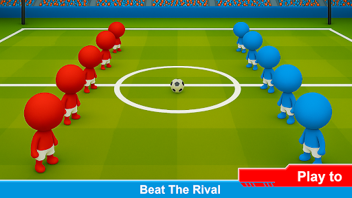 Stickman Soccer - Goal Battle ekran görüntüsü