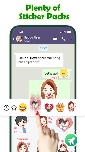 Stickers App ekran görüntüsü
