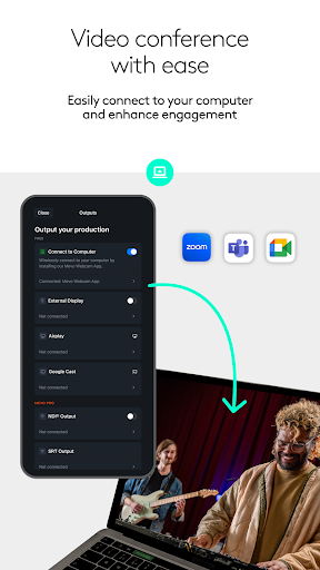 Mevo Studio ekran görüntüsü