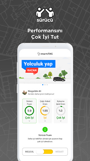 TAG Sürücü ekran görüntüsü