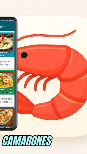Recetas de Camarones ekran görüntüsü