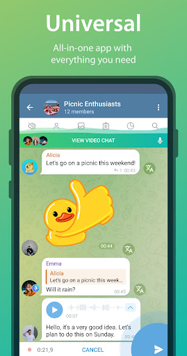 iMe: Telegram için Messenger ekran görüntüsü