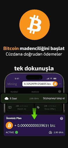 Bitcoin Madenciliği (Kripto) ekran görüntüsü