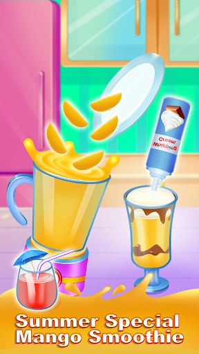 Ice slushy smoothie maker game ekran görüntüsü
