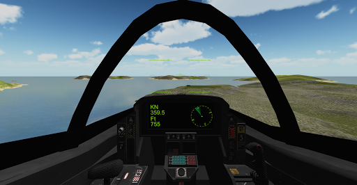 F18 Airplane Simulator 3D ekran görüntüsü