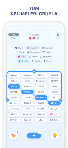 Associations: Bilmece ekran görüntüsü