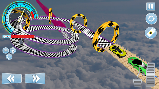 Sky Ramp Car Stunt Races 3D ekran görüntüsü