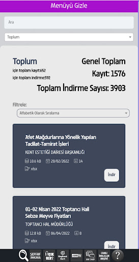 Şeffaf Ankara ekran görüntüsü
