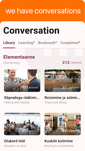 Estonian - Listening Speaking ekran görüntüsü