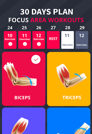 Kol Sağlıklı Egzersizler App ekran görüntüsü