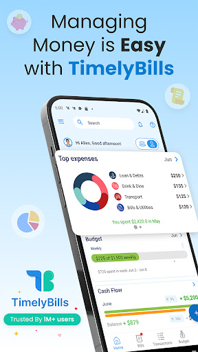 Bill Payment Reminder, Budgets ekran görüntüsü