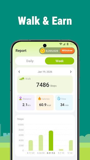 Walk Wealth - Step Counter ekran görüntüsü