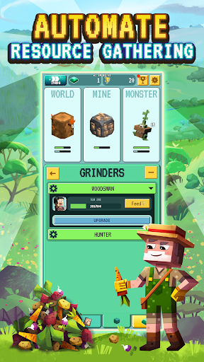 Grind Craft 2 - Idle Build Sim ekran görüntüsü