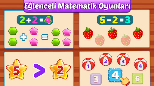Matematik oyunları için çocuk ekran görüntüsü
