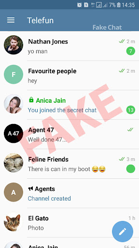 Telefun Pro - Prank Chat ekran görüntüsü