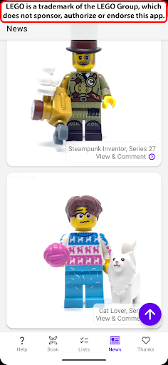 Minifig Scan ekran görüntüsü