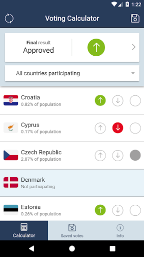 Council Voting Calculator ekran görüntüsü