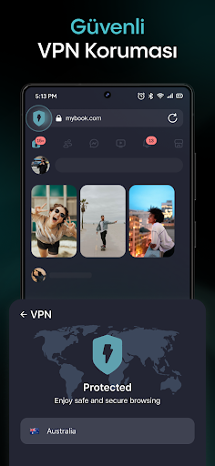 Aloha özel Tarayıcı - VPN ekran görüntüsü