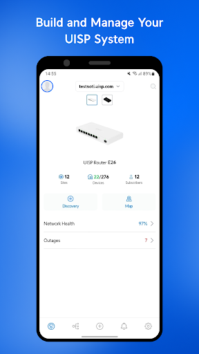 UISP Mobile ekran görüntüsü