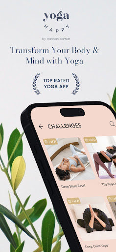 Yoga Happy with Hannah Barrett ekran görüntüsü