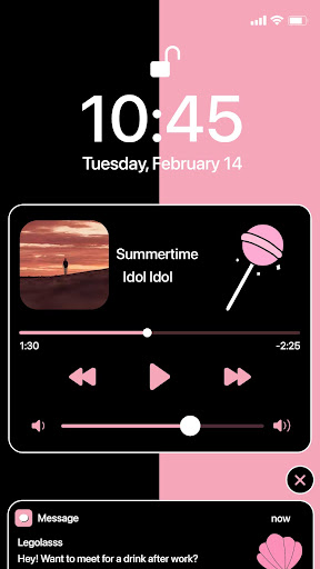 Wow DarkPink Theme - Icon Pack ekran görüntüsü