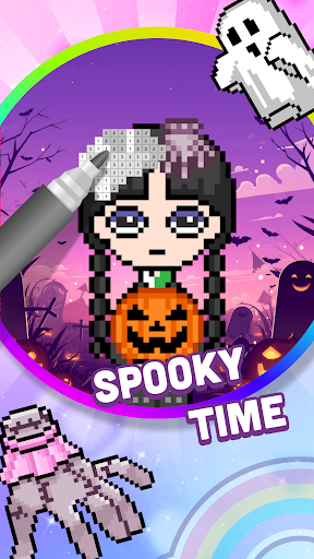 Pixel Number Cute Coloring ekran görüntüsü