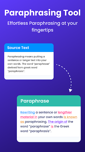 Ai Paraphrase Tool ekran görüntüsü