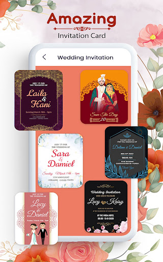 Wedding invitation card maker ekran görüntüsü