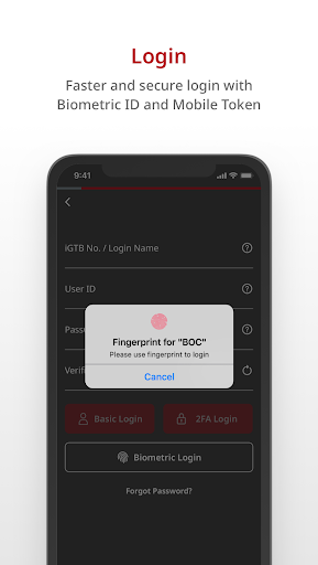 BOCHK iGTB MOBILE ekran görüntüsü
