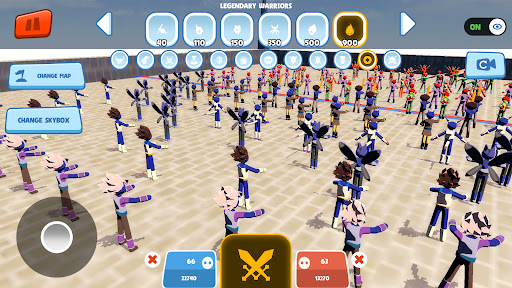 A game about silly battles ekran görüntüsü