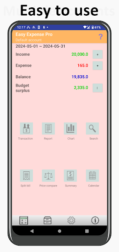 Easy Expense Pro ekran görüntüsü