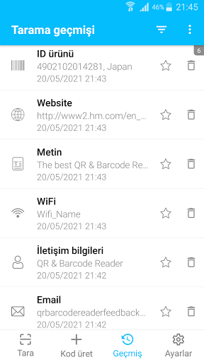 Karekod & Barkod Okuyucu ekran görüntüsü