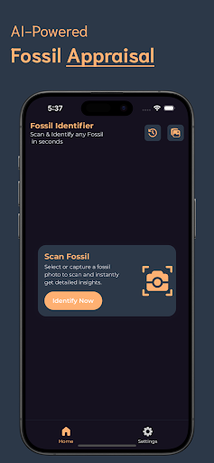 Fossil Identifier ekran görüntüsü