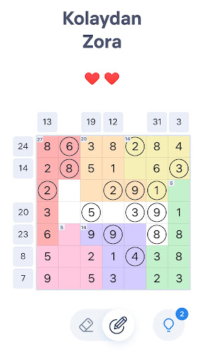 Number Sums - Sayı Bulmaca ekran görüntüsü