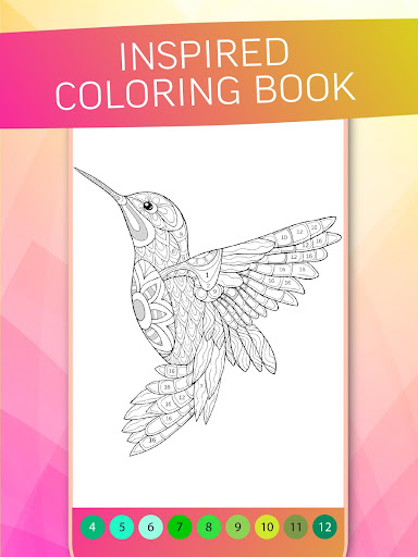 Antistress Coloring By Numbers ekran görüntüsü